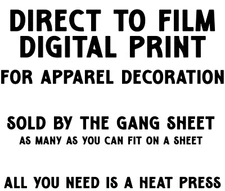 Direct to Film (DTF) transfer gang sheet. 22in x 24in