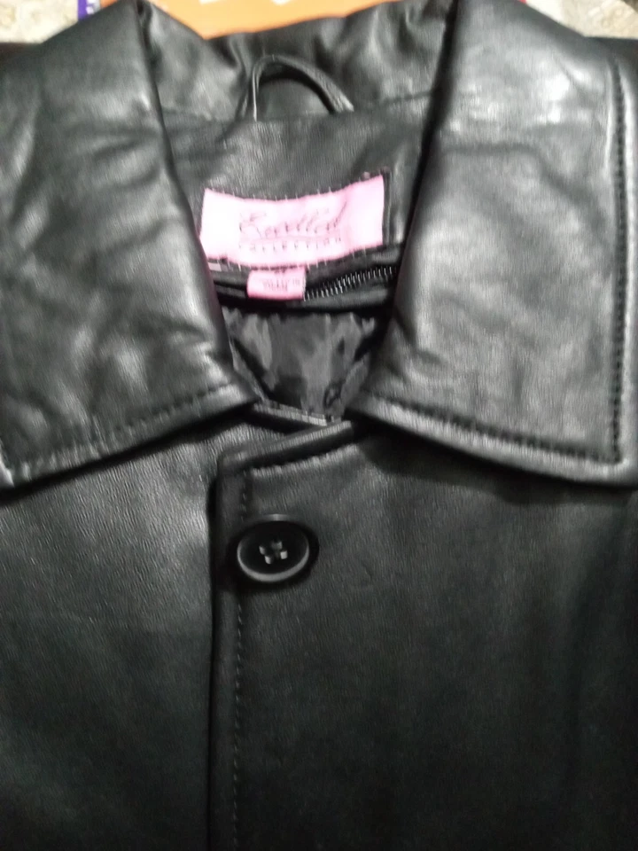 Excelled Black Leather Jacket w/removable lining Sz. M - Image 3 of 4