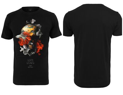 Mister Tee Herren T-Shirt Skull Fish Tee Frontprint Oberteil