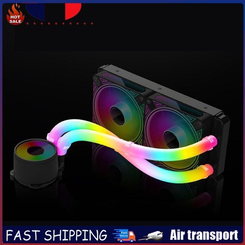 # 2 pièces tuyau en Silicone 5V 3PIN ARGB manchon lumineux Tube de refroidisseme