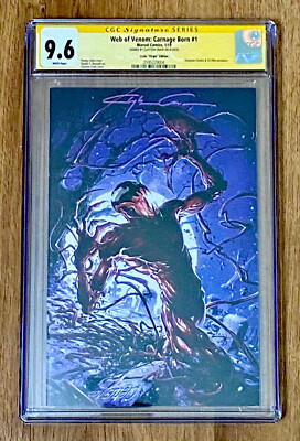  Web Of Venom Carnage Born #1 (Marvel - 2019) Virgin Var CGC SS 9.6 Crain 