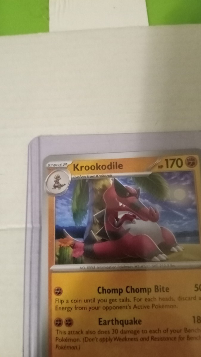2023 Pokmon Krookodile Scarlet & Violet Stage 2 Uncommon #117/198 | eBay