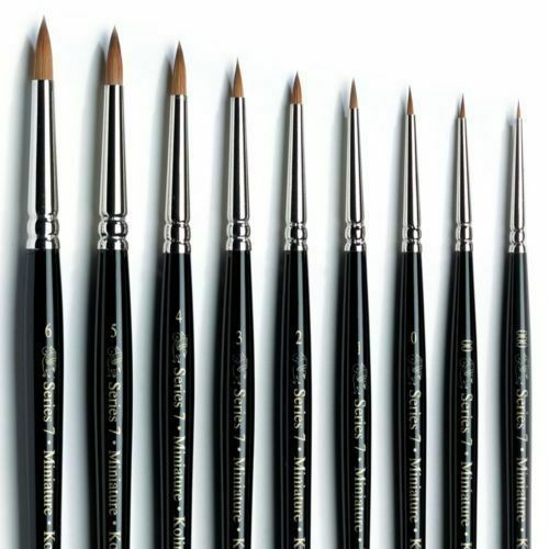 Pennello Misure Diverse Pennello Winsor & Newton Sceptre Gold II - Misura 8 Per Pittura E Belle Arti Pennello Qualità Artisti - Foto 5