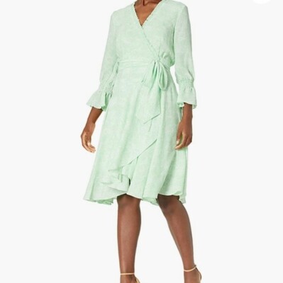 mint green wrap dress Mint Organic Cotton Wrap Dress I Fair Trade I Passion Lilie XS