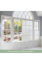 2 Pack Privacy Window Film HOMIDEK Frosted Glass Window Film, Sun UV Blocking