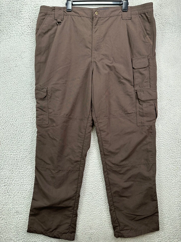 Брюки серии Tactical 5.11 мужские 44X32 коричневые нейлоновые грузовые военные полицейские подготовительные - Изображение 2 из 4