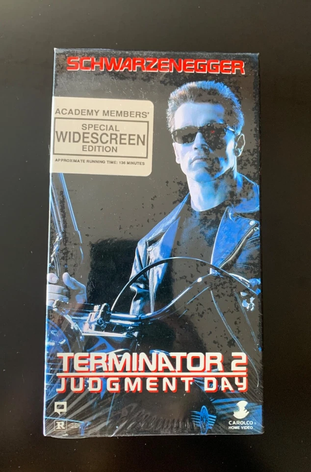 SEALED! 1991 Terminator 2 judgement day VHS -ACADEMY MEMBERS' EXTREMELY RARE !! - Image 4 of 4