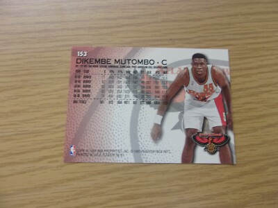 Fleer 96-97 NBA Basketball Atlanta Hawks Dikembe Mutombo Trading