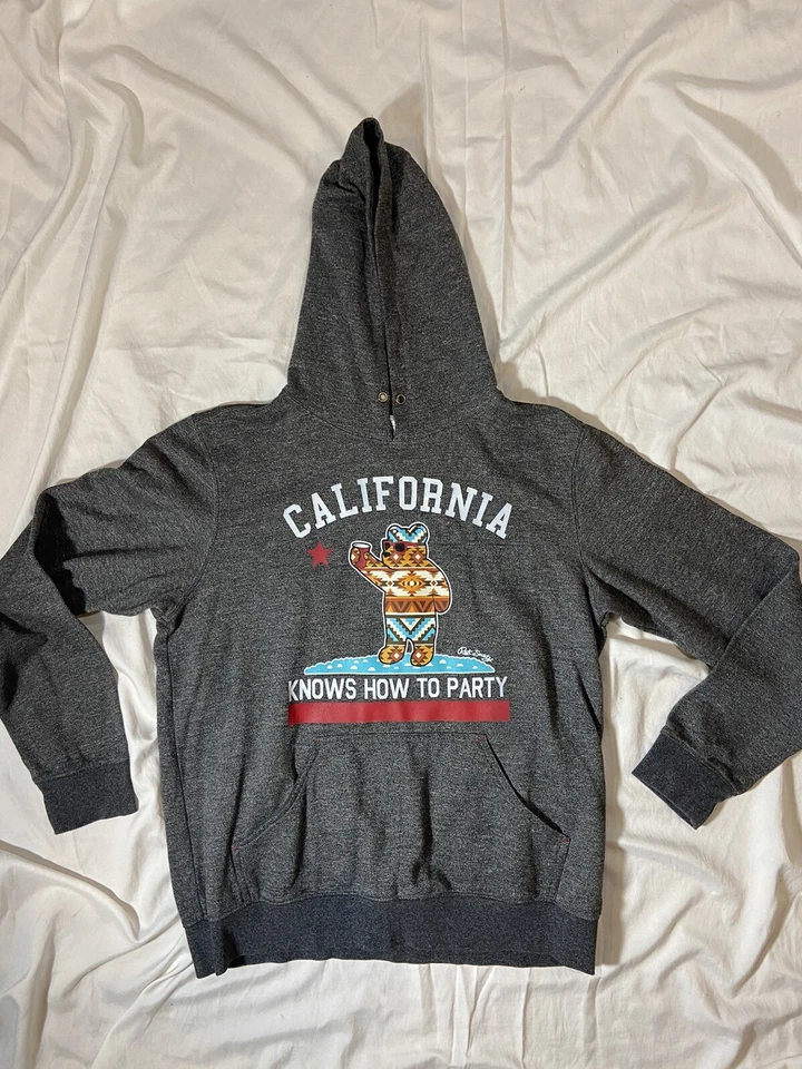 Riot Society  L hoodie California knows how to party Bear. Bonus hat. - Image 2 of 4