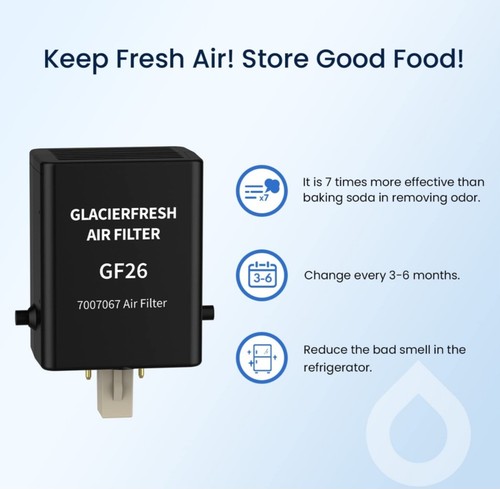 GLACIER FRESH 7007067 Air Purification Cartridge Air Filter Sub-zero Purifier - Picture 10 of 12