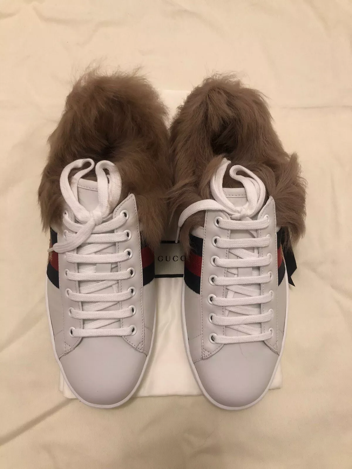 Baskets homme Gucci Ace baskets baskets chaussures taille 8 Royaume Uni