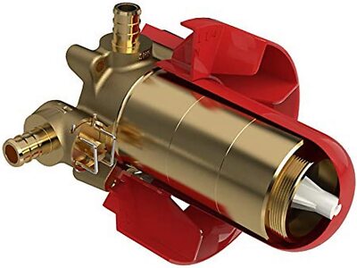 R23-SPEX	NO FINISH 	Brut de valve coaxial 2 voies, sans 2-way Type T/P (thermost