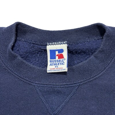 Vintage 90s Russell Athletic Drexel University Sweatshirt Blue Sz