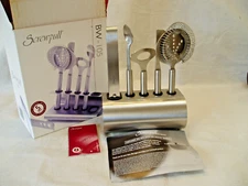 NIB SCREWPULL BW-105 BAR / BARTENDER STAINLESS STEEL TOOL SET