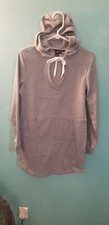 Women's (L) Gray Sweatshirt Dress By LOVE - NWOT