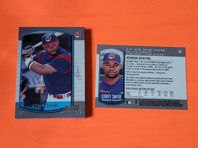2000 Bowman Draft #90 Corey Smith RC20 Karte Menge