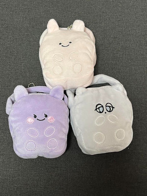 Asamimi-chan Plush Small pouch Anemimi-chan Danny-kun Set of 3 BANDAI SPIRITS