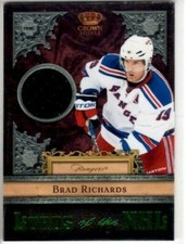 2011-12 Crown Royale Lords of the NHL Game Jersey #10 Brad Richards