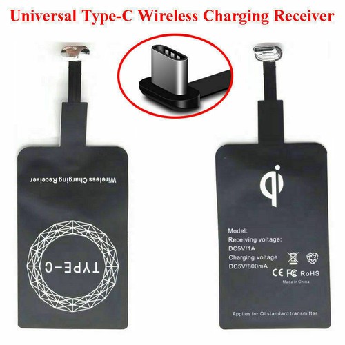 New Wireless Charger Receiver For Samsung Huawei LG Sony Android Type-C Port - 第 2/6 張圖片