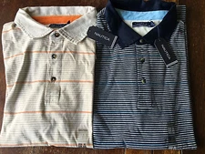 NWT Men's Nautica Sportswear Short Sleeve Polo Linen Collar Shirt S/M/L/XL/2XL