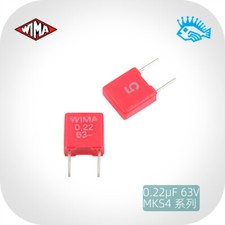 0.22uF 63V MKS2 series capacitor 220nF/224 WIMA original brand new German film