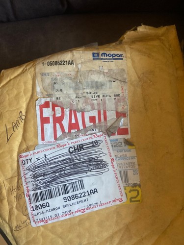 MOPAR 2002-2004 Dodge Ram 1500 2500 3500 Mirror Replacement Glass Left 5086221AA - Bild 2 von 3