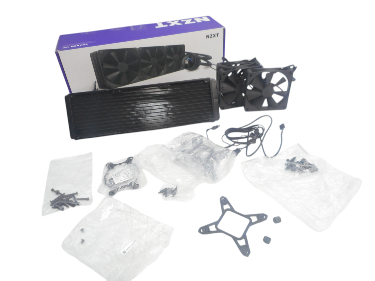 NZXT Kraken 360mm - RL-KN360-B1 – AIO CPU Liquid Cooler - LCD