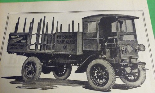 1921 Original Ad Paper Sheet The AUTOCAR Truck Ardmore PA 11 x 7.5" Inches