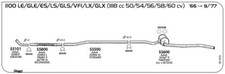 MARMITTA POSTERIORE PER SIMCA - TALBOT 1100 LE/GLE/ES/LS/GLS/VFI/LX/GLX 1118 cc