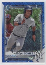 2021 Bowman Chrome Prospects Blue Shimmer Refractor 36/150 Antonio Gomez 0z8v