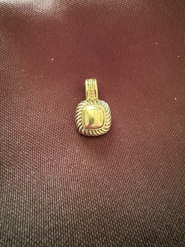 Beautiful Small David Yurman 14k And Sterling Silver  Enhancer