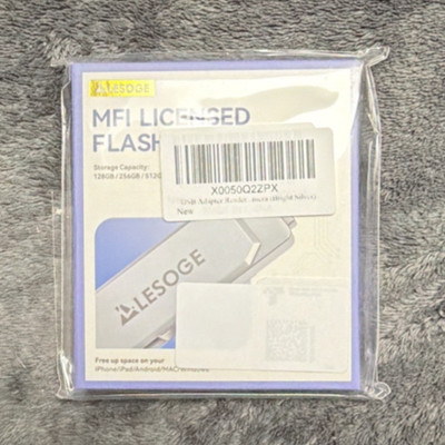 LESOGE MFi Licensed Flash Drive 128GB 256GB 512GB USB for iPhone iPad