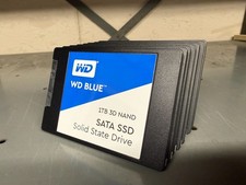 Lot of 8 WD Blue 1TB 2.5" SATA SSD WDS100T2B0A Grade A Tested 8TB