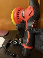 Cordless Car Polisher Buffer 3 Batteries Polishing Pad Set