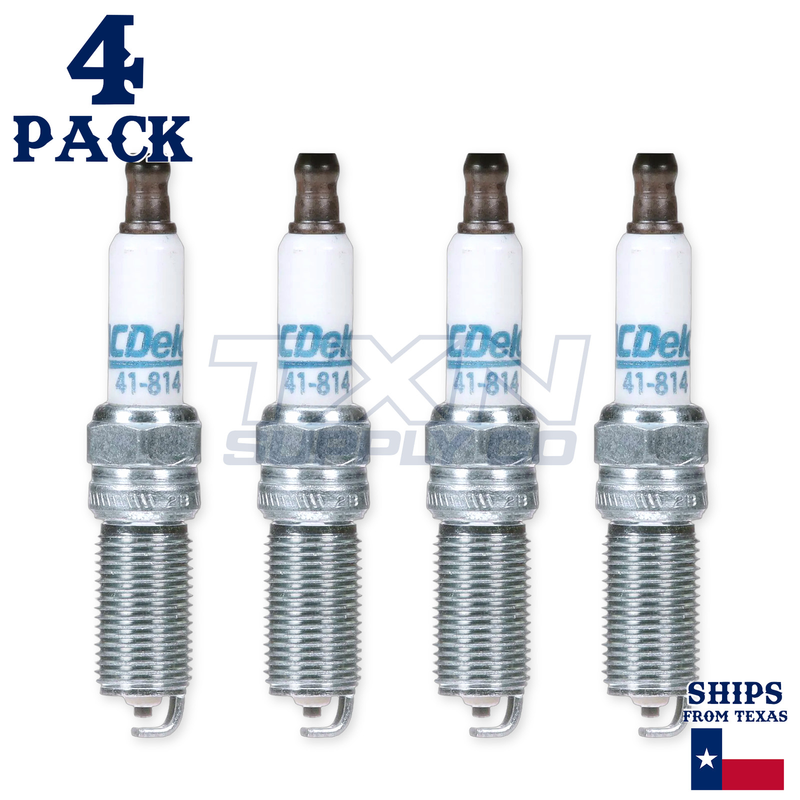 2011-2012 Chevrolet Malibu 2.4L ACDelco Double Platinum Spark Plugs - 4 Pack