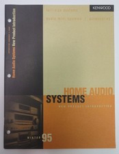 1995 Kenwood Home Audio Systems New Products Introduction Catalog Brochure Specs
