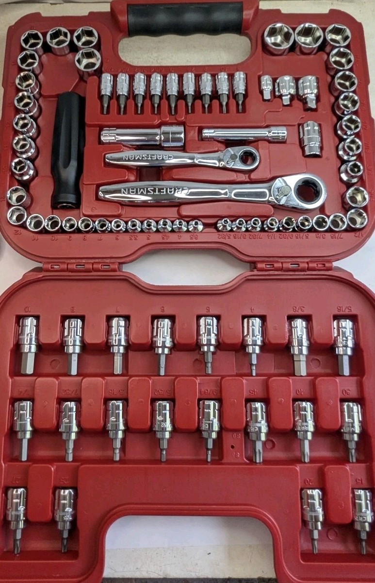 NOS Craftsman Max Axess Pass Through Socket Set Metric & Inch 9