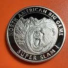 North American Hunting Club Super Slam Big Game 1 Troy Oz .999 Fine Silver Round