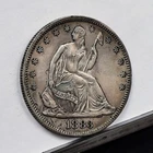 1883 Liberty Seated Half Dollar - Unc Details, Harshly Cleaned (#61478-L)