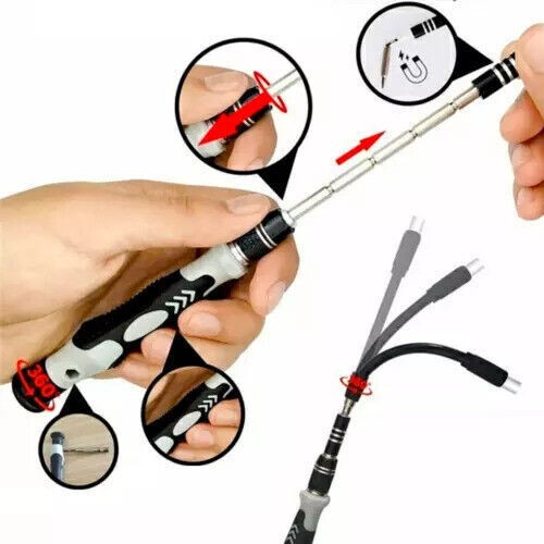 115 in 1 Magnetic Precision Screwdriver Set PC Phone Electronics Repair Tool Kit