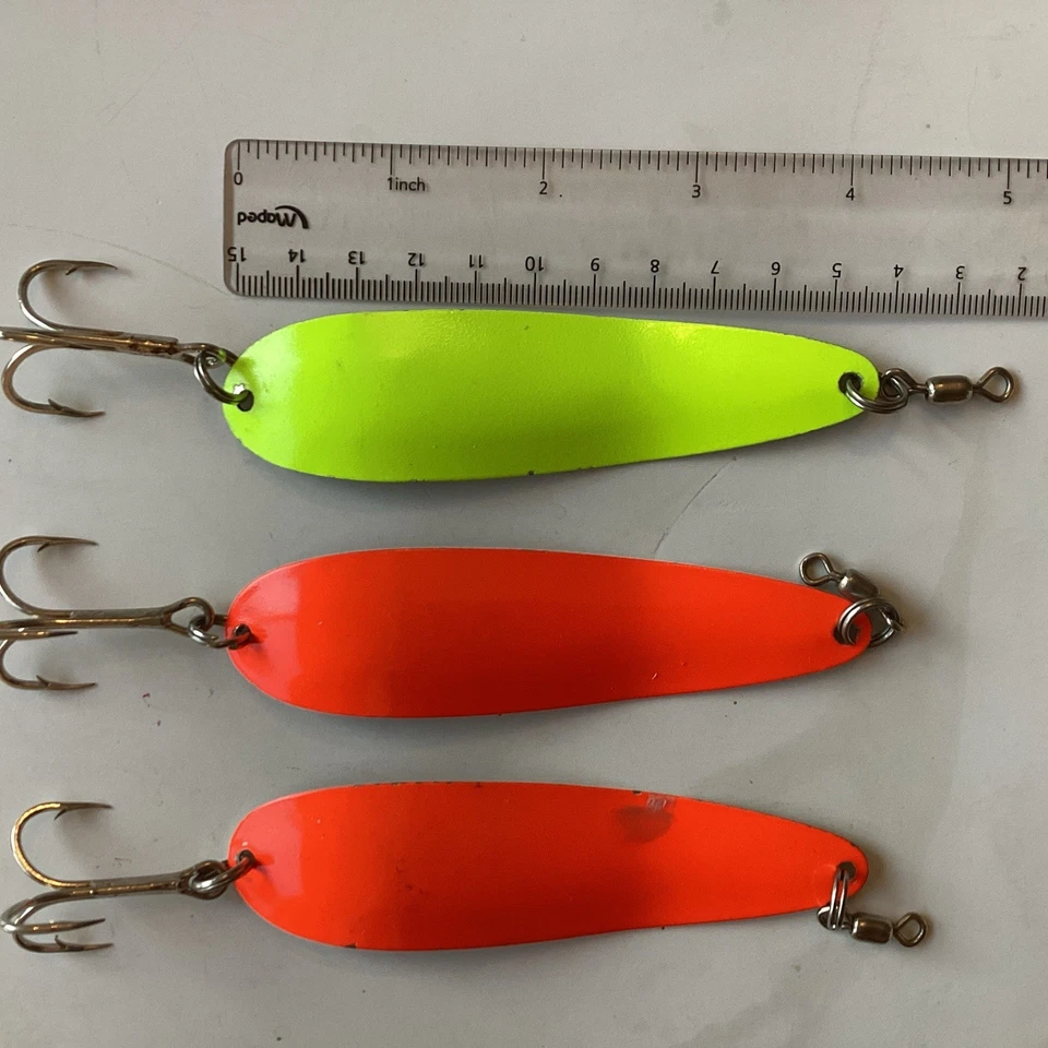 Lote de 3 cucharas de señuelos de pesca Lucky Strike Gator Foto 2 de 4