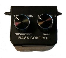 Bass Knob Amplifier with 2 RCA Inputs Outputs Frequency 40Hz to 150Hz Gain 12dB