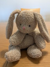 Russ Home Bitty Buddies Hops 4620 Terry Cloth Bunny Plush Tan Stuffed Bean Rare