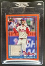 2026 Topps Bryce Harper 1991 Relic Bat Orange #/25 Phillies
