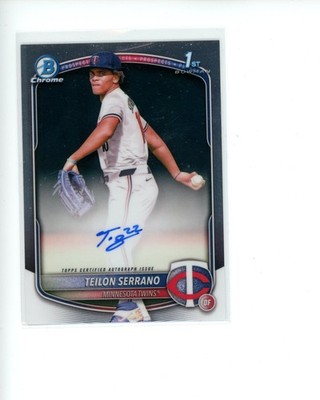 2025 Bowman Chrome Prospect Autograph Auto #CPATS Tielon Serrano 1st