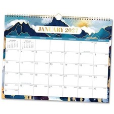 2027 Calendar - 2027 Wall Calendar, Jan-Dec 2027, 2027 Monthly Wall blue