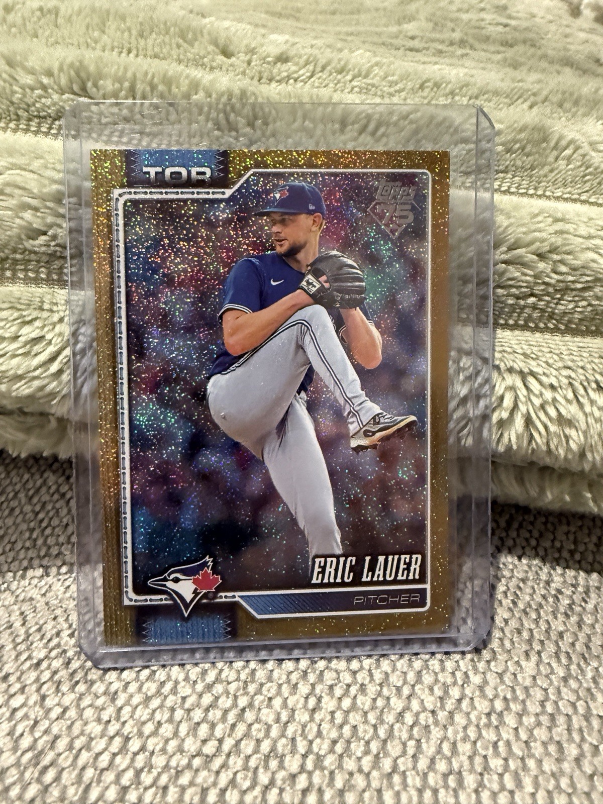 Topps 2026 Series 1 Gold Foil Mojo Parallel #175 Eric Lauer Blue Jays /50 MLB
