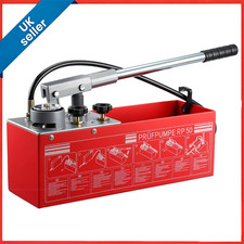 Portable Hydraulic Water Test Pump Underfloor Heating Leak Testing Plumbing Pump