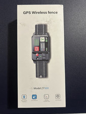 ZF500 GPS Wireless Fence Dog Collar, Water-Resistant, Adjustable Range