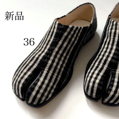MAISON MARGIELA Tabi Babouche Slip-on Shoes Black Women's Size 36